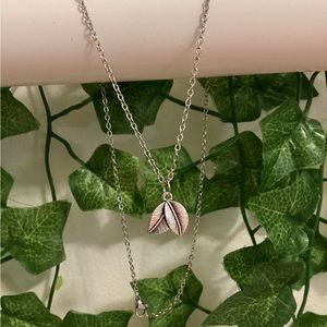Leaf Stainless steel necklace